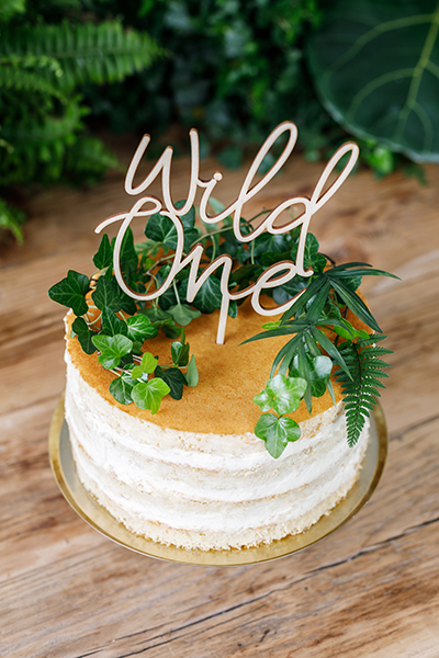 Wild One Træ Kagetopper - 1 stk (22 cm) - Temashop