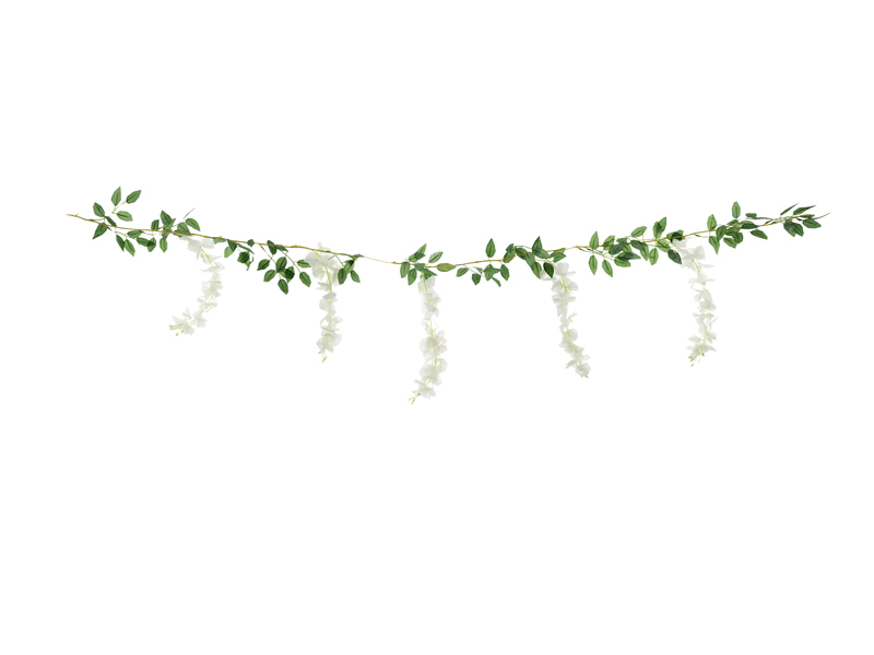 Wisteria Blomster Guirlande - 1 stk (1,7 m) | Blomst Guirlander - Temashop