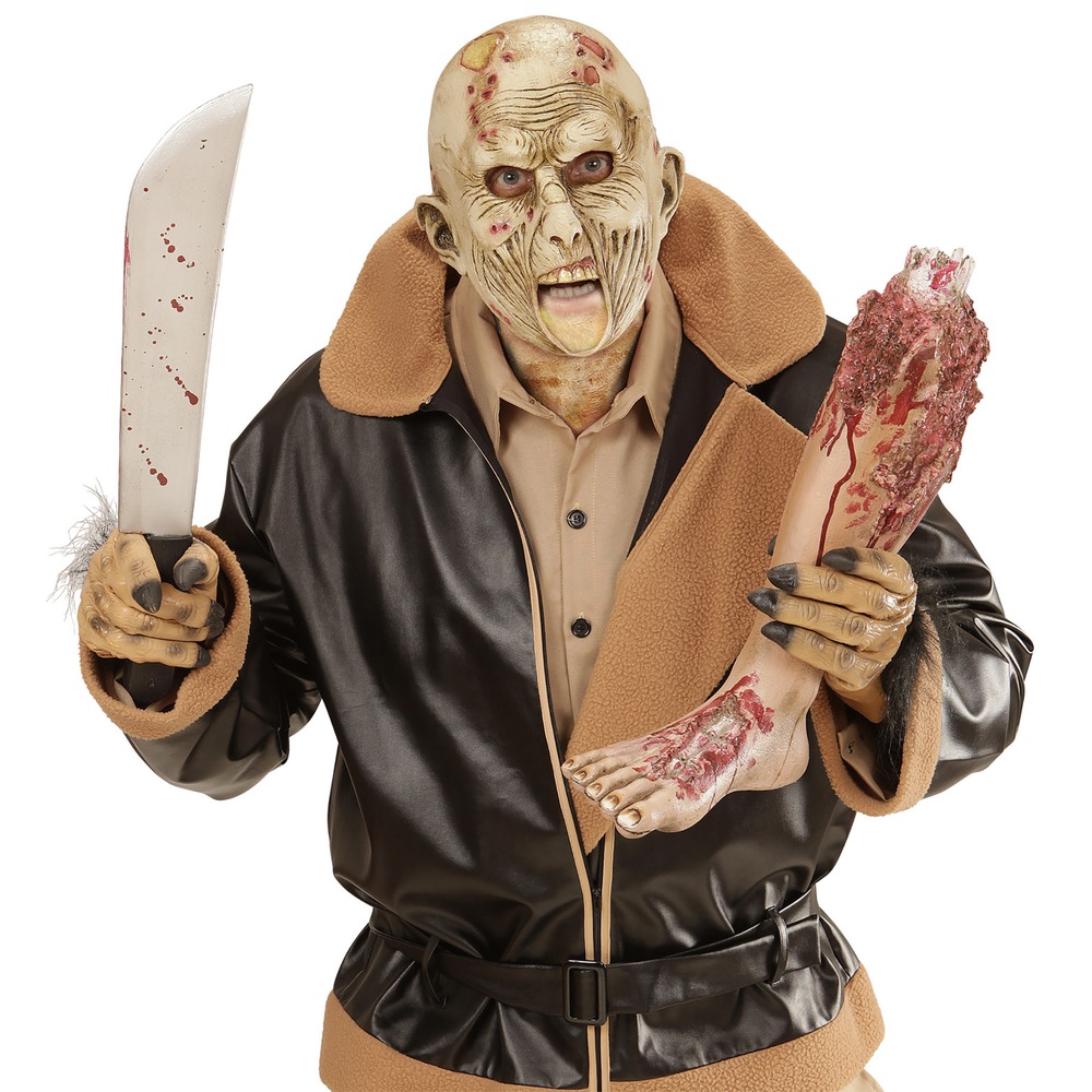 Zombie Latexmaske Med Åben Mund | Zombie Maske - Hovedtilbehør - Temashop