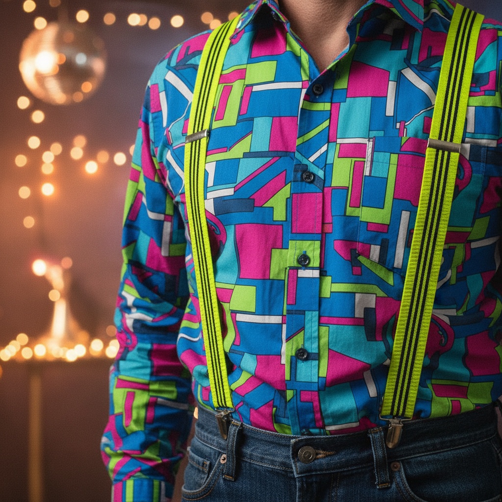 Neon Seler Gul | 80'erne Totally Seler - Beklædning - Temashop
