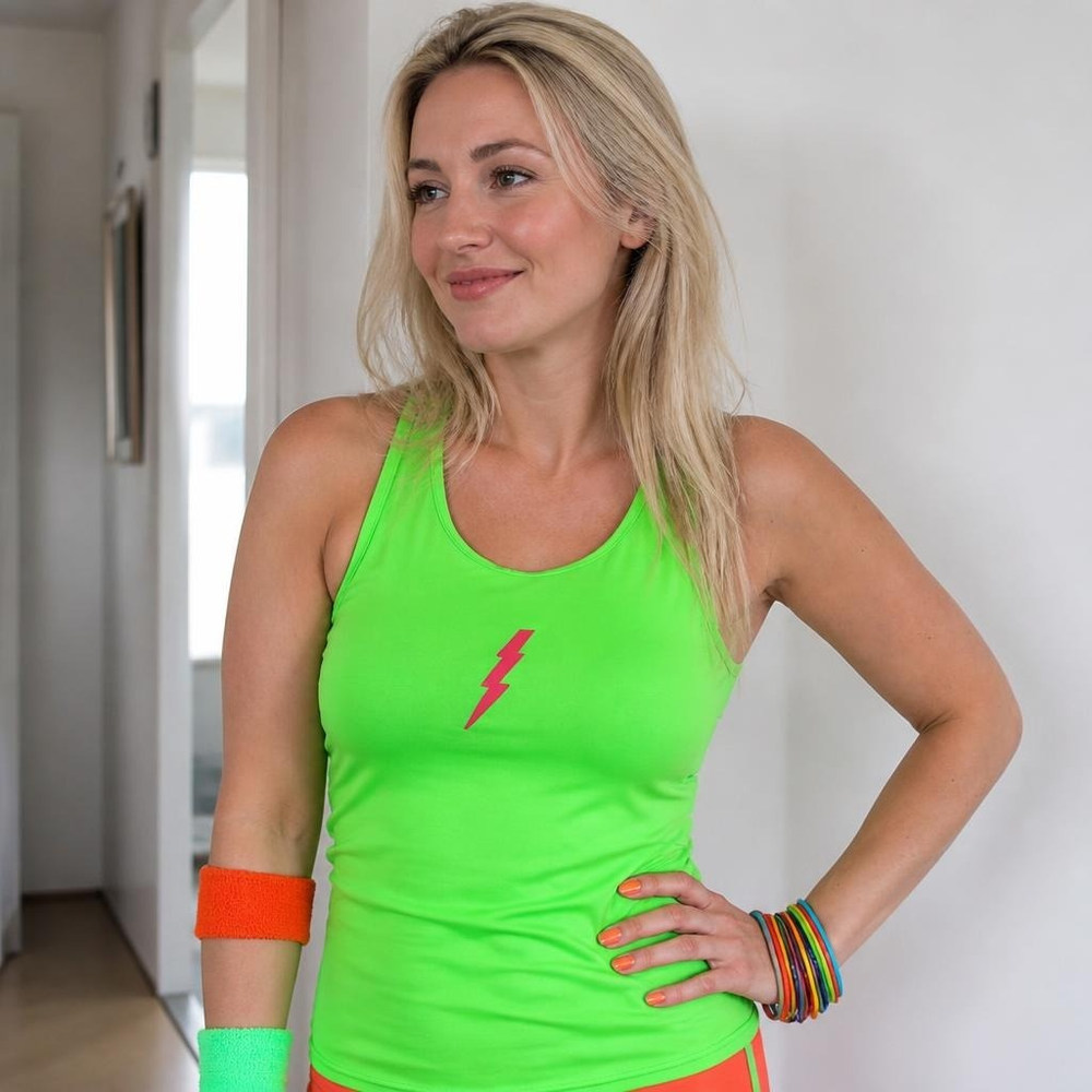 Lyn Tanktop Neongrøn | Grønt tema Overdel - Beklædning - Temashop