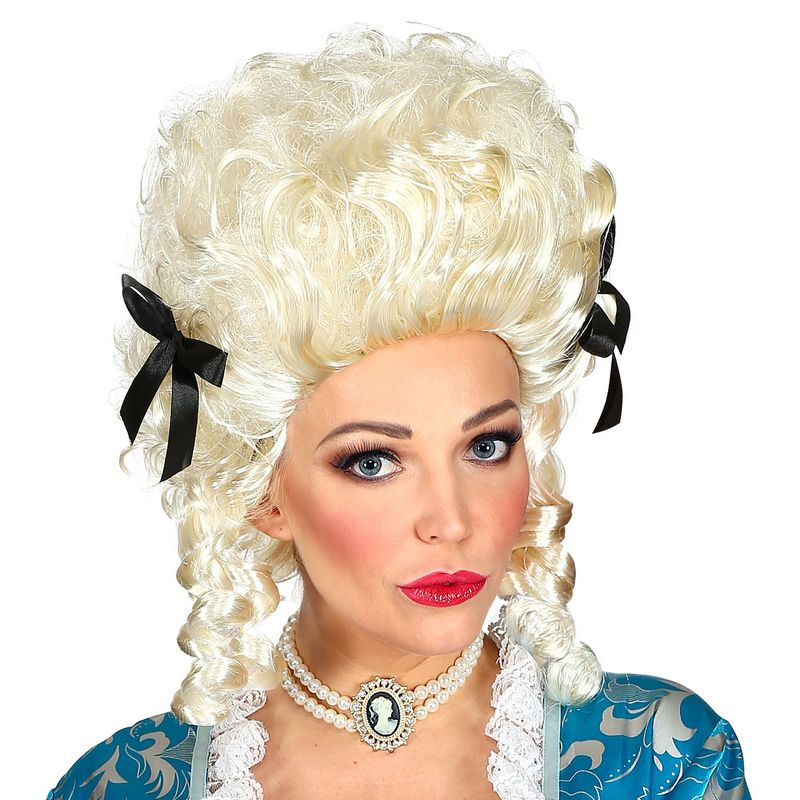 Adelig Lady Paryk | Renæssance Paryk - Hovedtilbehør - Temashop