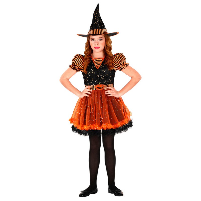 Halloween Stjerneheks Børnekostume