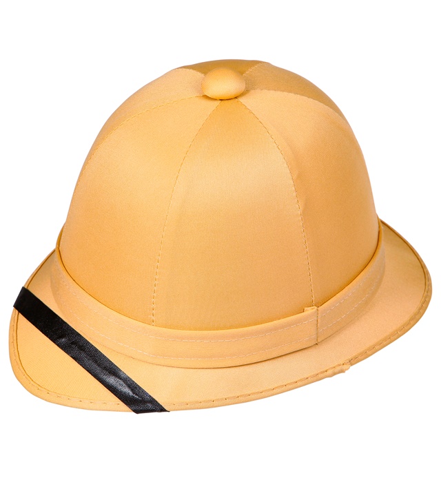 Safari Trope Hjelm Beige (58 cm) | Safari Hat / Hue / Hjelm - Hovedtilbehør - Temashop