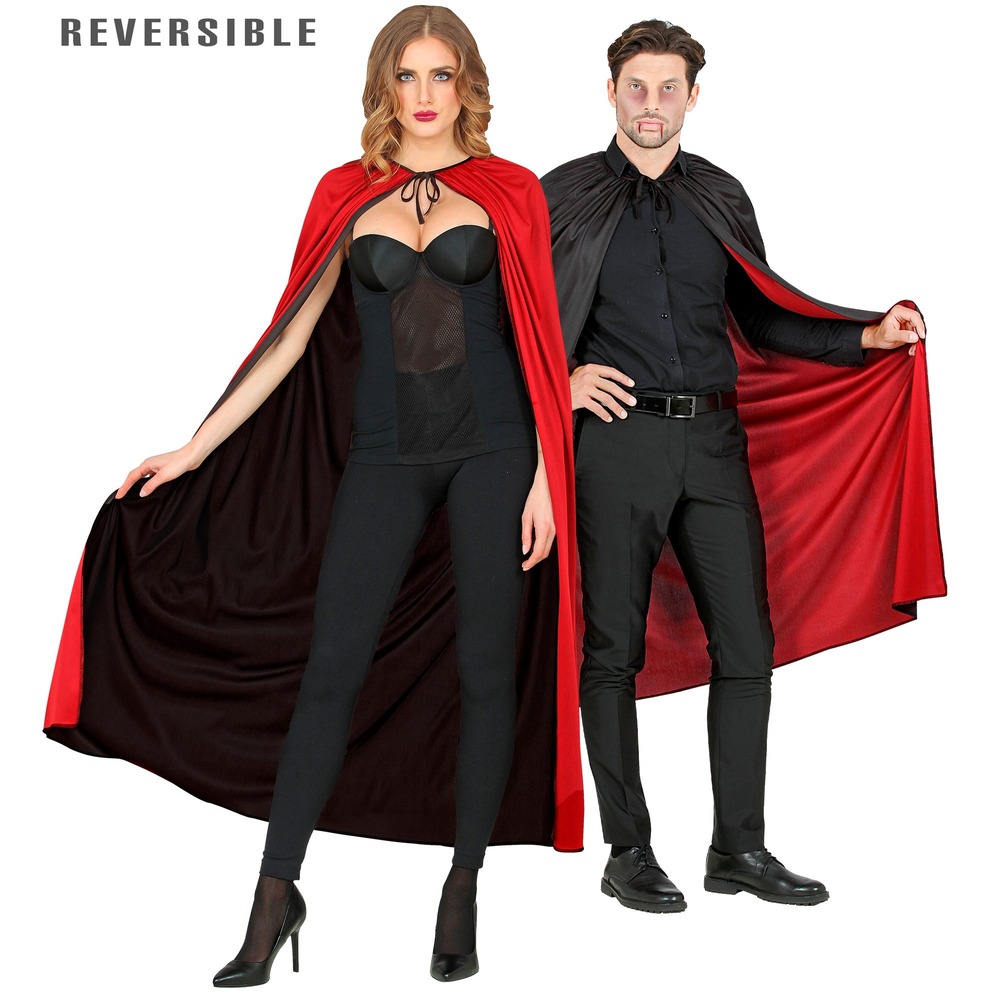 Vendbar Vampyr Kappe (130 cm) | Vampyr Kappe - Beklædning - Temashop