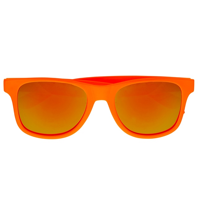 80'er Briller Neonorange | 80'erne Totally Briller - Hovedtilbehør - Temashop