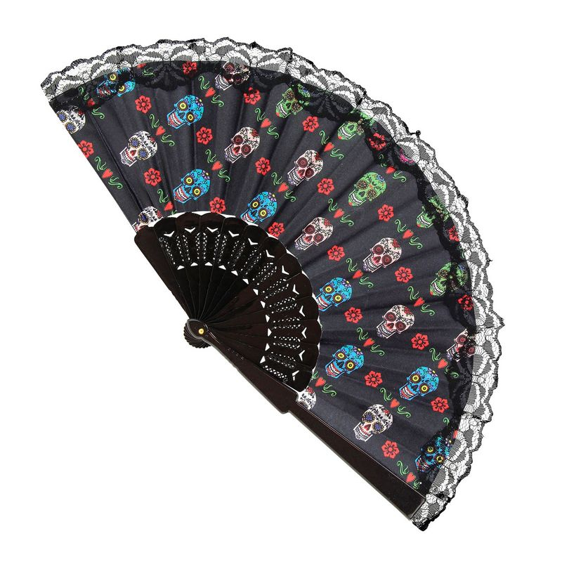 Día De Los Muertos Vifte (23 cm) | Day of the Dead Vifte - Kropstilbehør - Temashop