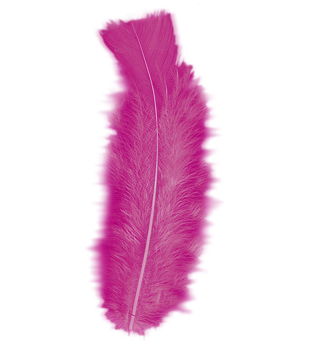 Strudsefjer Pink (10 cm) | Karneval Fjer - Stof & DIY - Temashop