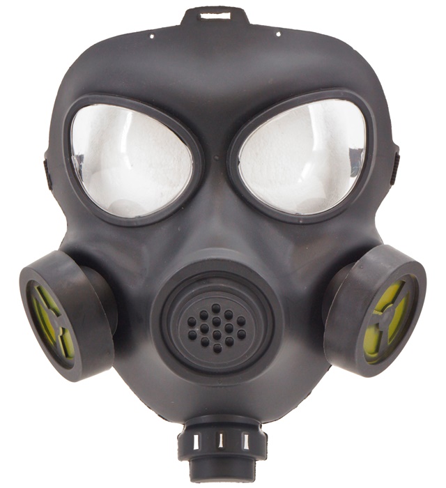 Militær Gasmaske Sort