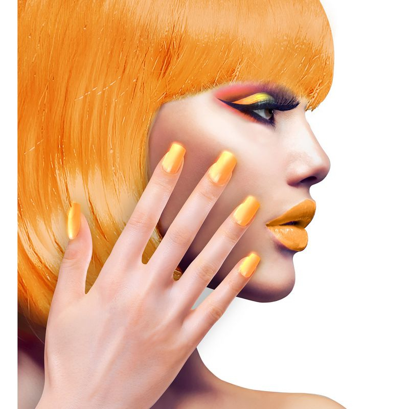 Neon Negle Orange | Orange tema Negle / Neglelak - Makeup & Negle - Temashop