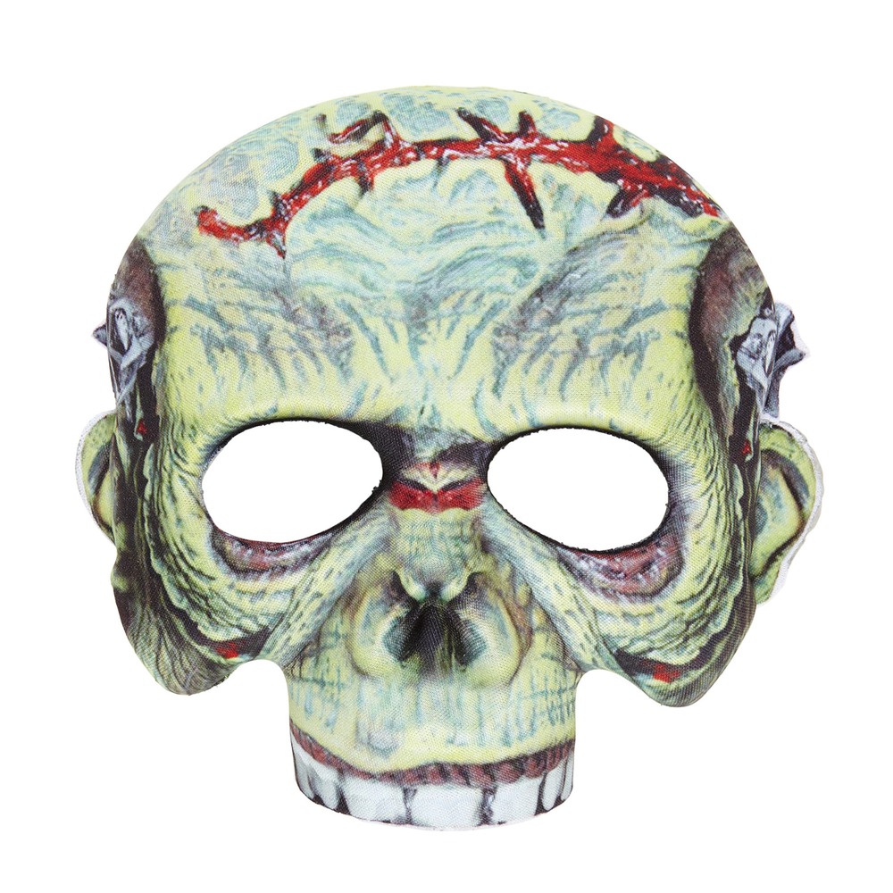 Zombie Maske Grøn
