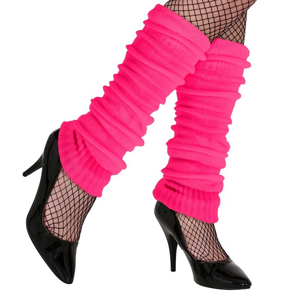 Neon Benvarmere Pink | UV / Neon Svedbånd / Benvarmere - Beklædning - Temashop