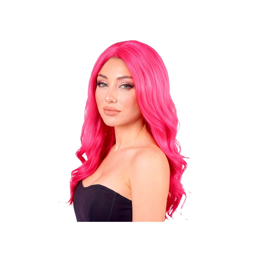 Roxy Paryk Lyserød | Pink tema Paryk - Hovedtilbehør - Temashop