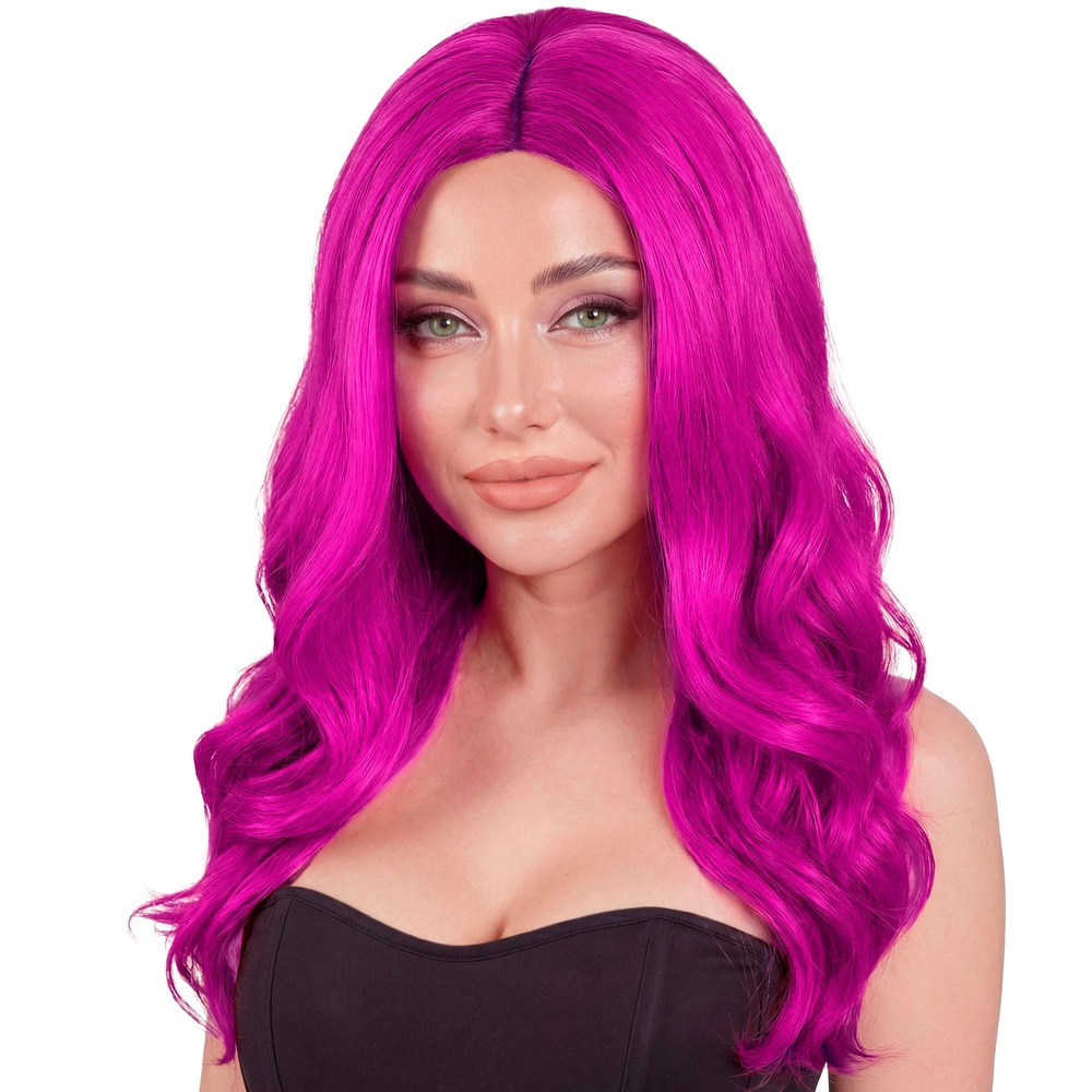 Roxy Paryk Fuchsia | 70'erne Disco Paryk - Hovedtilbehør - Temashop