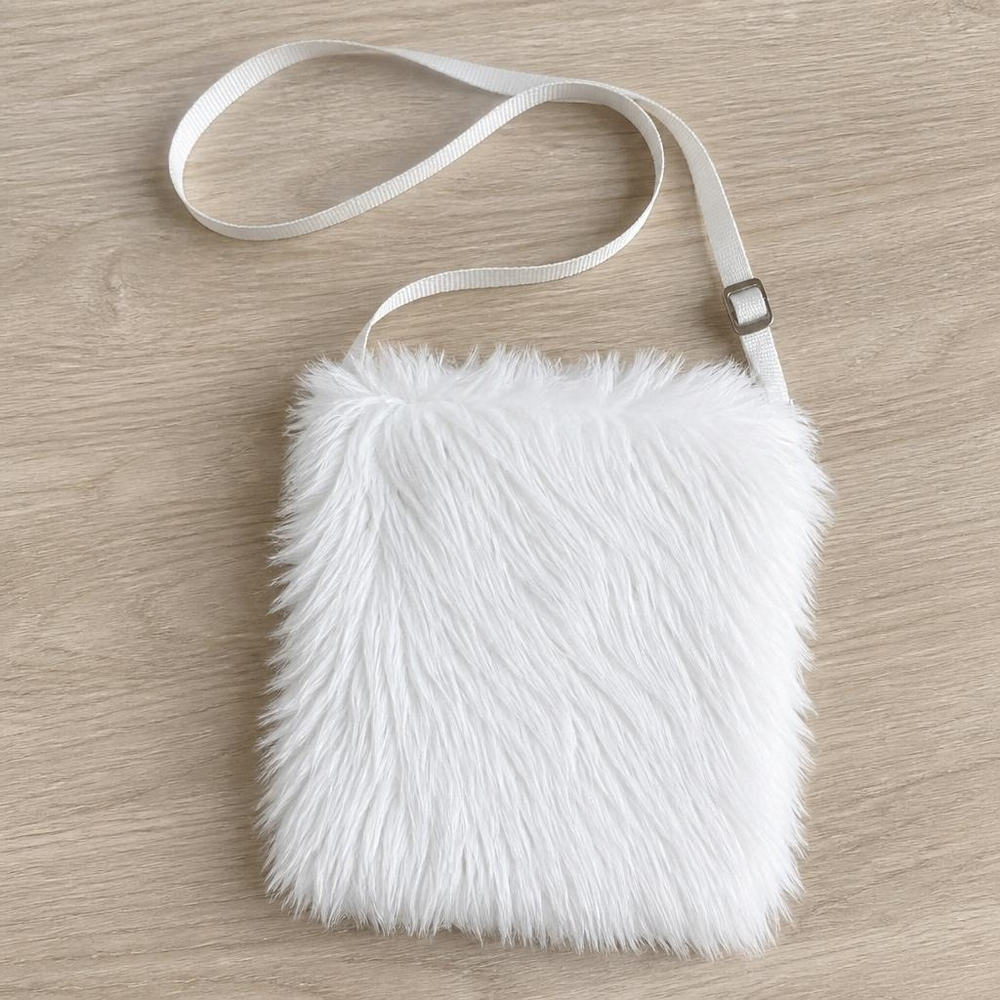 Pelstaske Hvid | Hvidt tema Taske / Pung - Kropstilbehør - Temashop