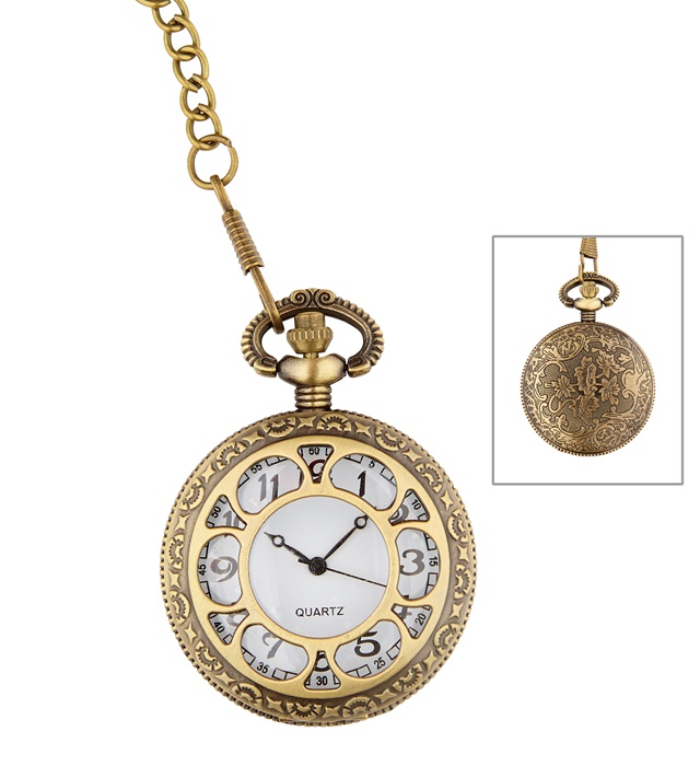 Steampunk Lommeur Bronze | Steampunk Ure - Kropstilbehør - Temashop