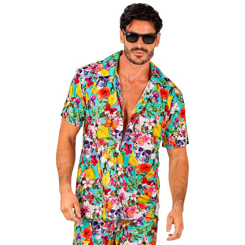 Flower Skull Skjorte