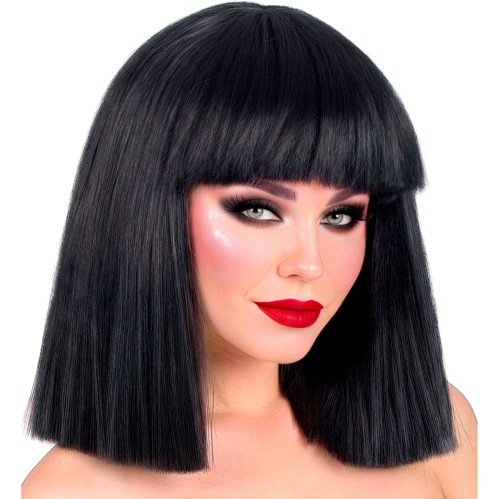 Sort Showgirl Paryk | 70'erne Disco Paryk - Hovedtilbehør - Temashop