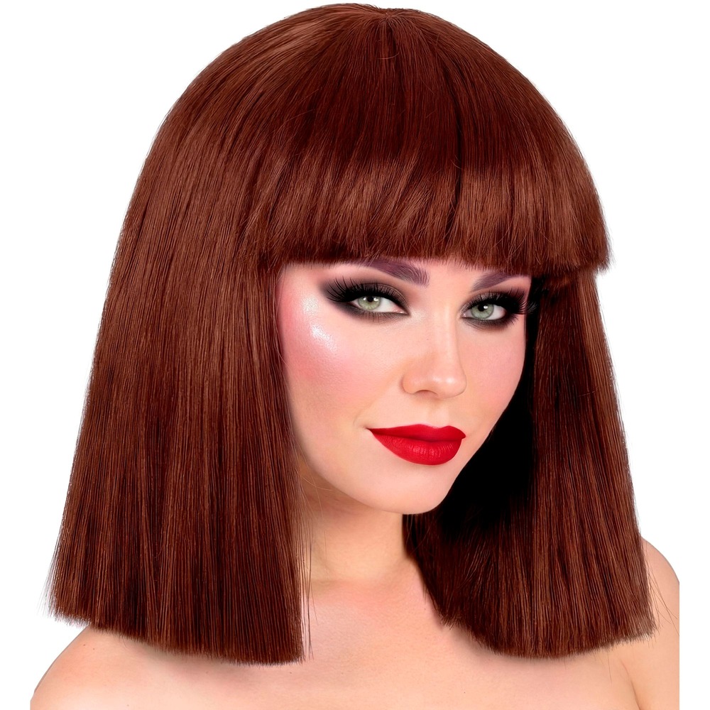 Showgirl Brun Paryk | 70'erne Disco Paryk - Hovedtilbehør - Temashop