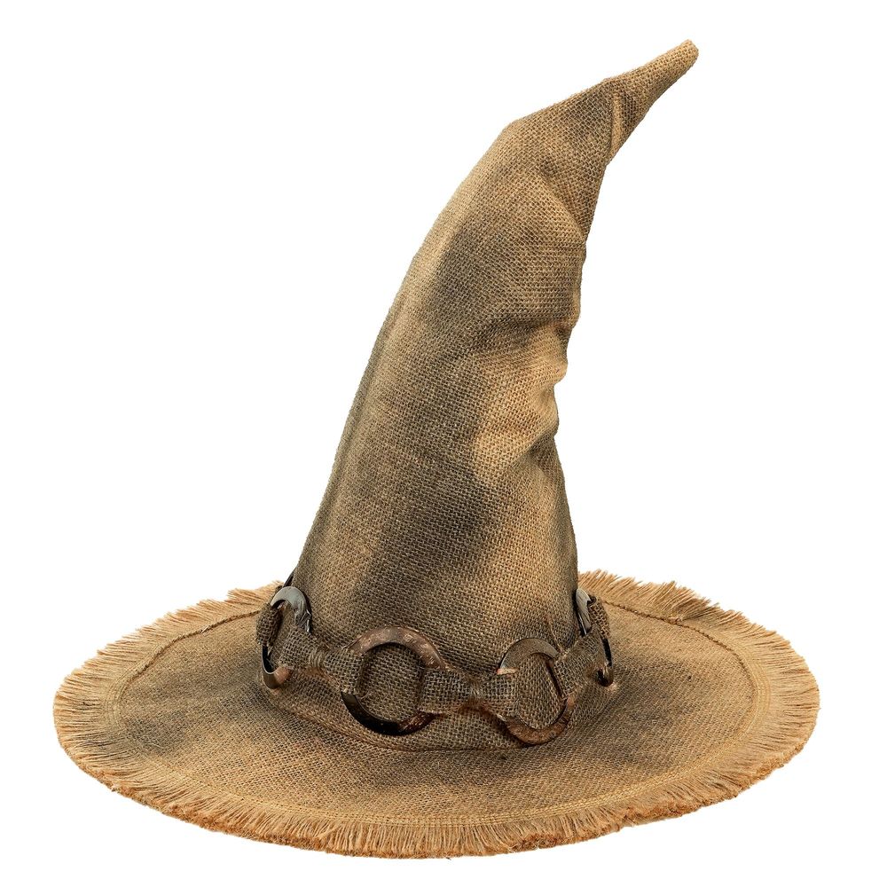 Heksehat Brun (56,5 cm) | Heks Hat / Hue / Hjelm - Hovedtilbehør - Temashop