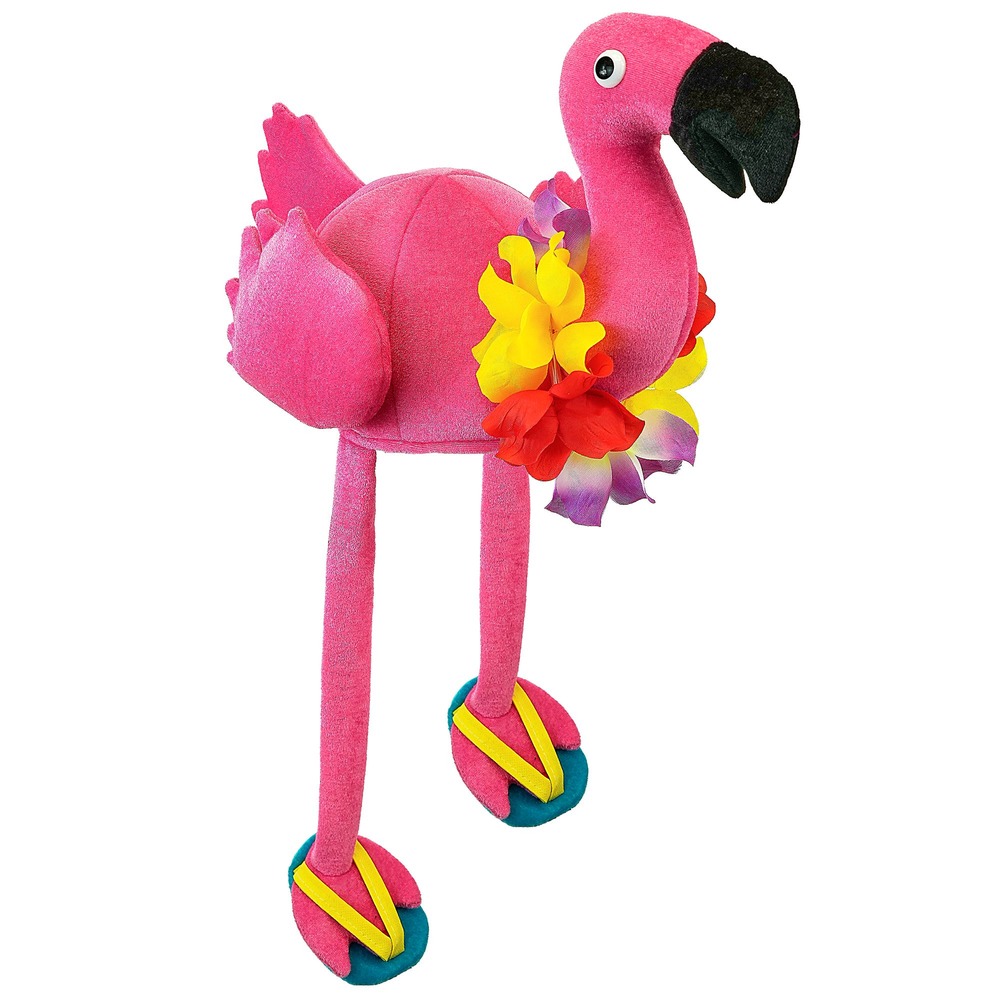 Hawaii Flamingo Hat Lyserød | Flamingo Hat / Hue / Hjelm - Hovedtilbehør - Temashop