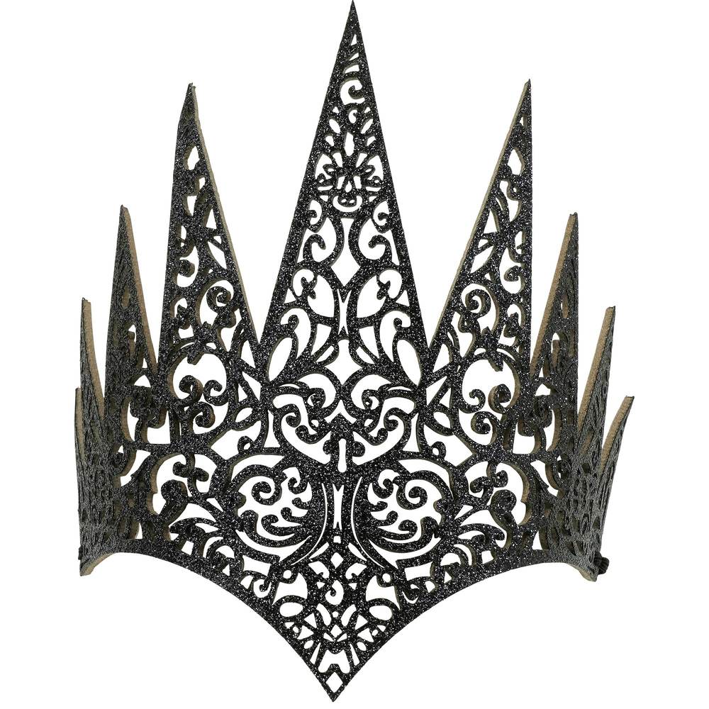 Dronningekrone Sort | Dronning Tiara - Smykker - Temashop