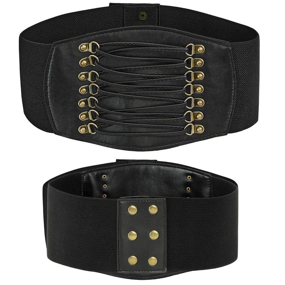 Steampunk Korsetbælte Sort | Steampunk Bælte - Beklædning - Temashop
