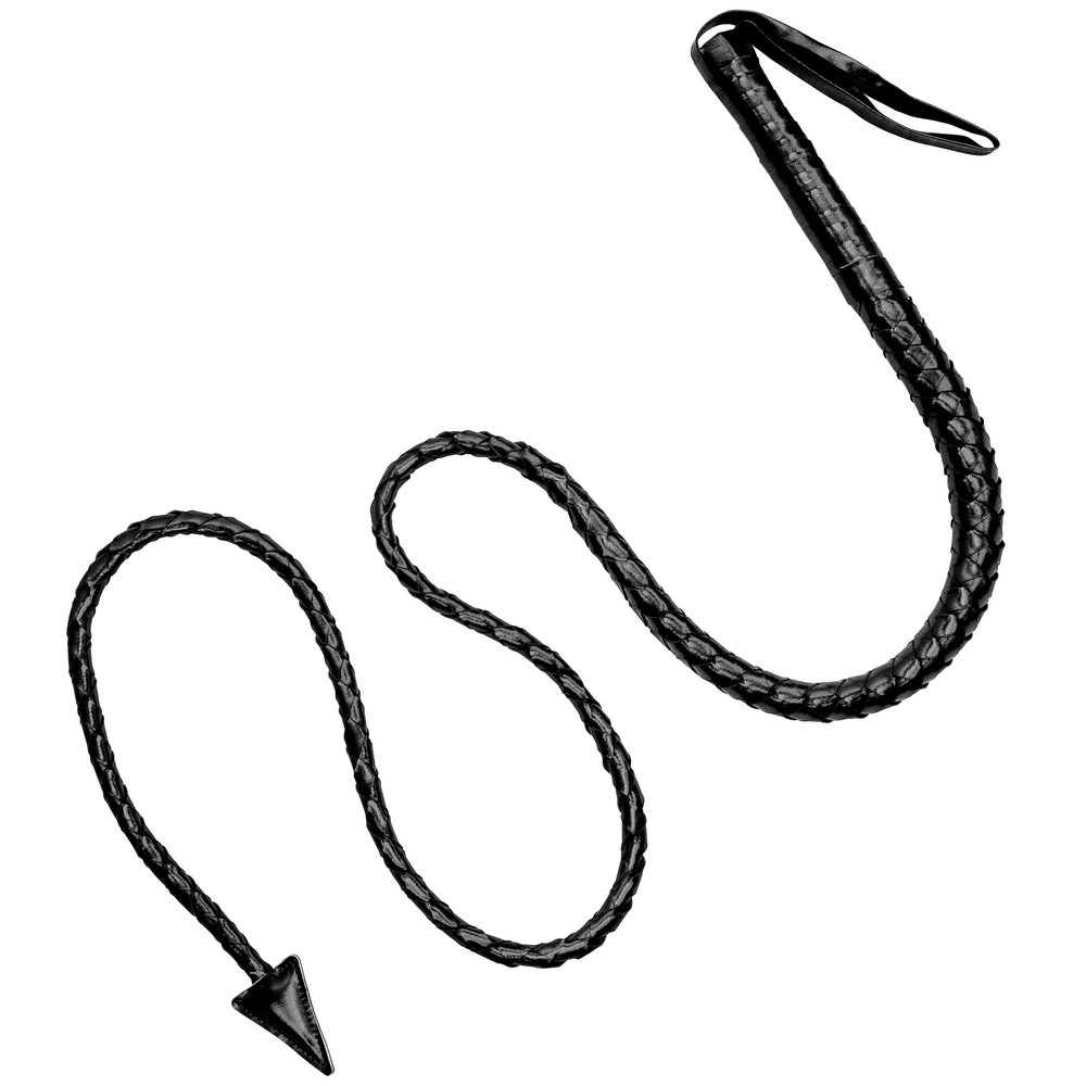 Sort Djævlehale Pisk (180 cm) | Djævel Haler - Beklædning - Temashop