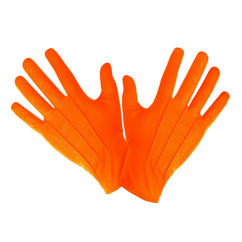 Korte Handsker Orange | Orange tema Handsker - Beklædning - Temashop