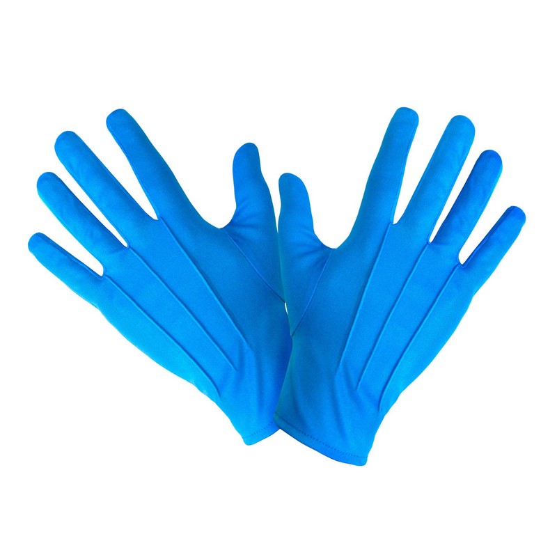 Korte Handsker Blå | Blåt tema Handsker - Beklædning - Temashop