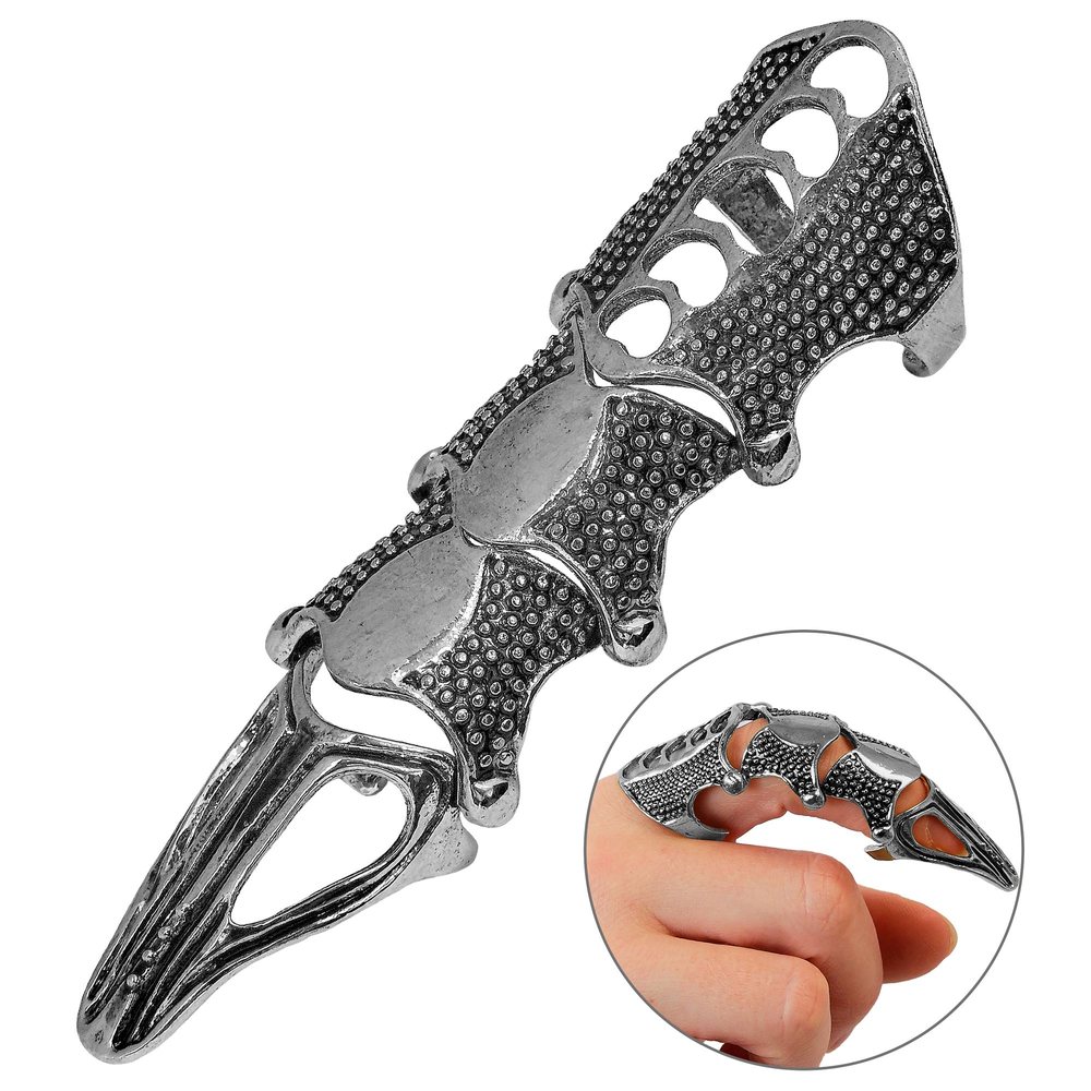 Steampunk Panserring Sølv | Steampunk Ringe - Smykker - Temashop