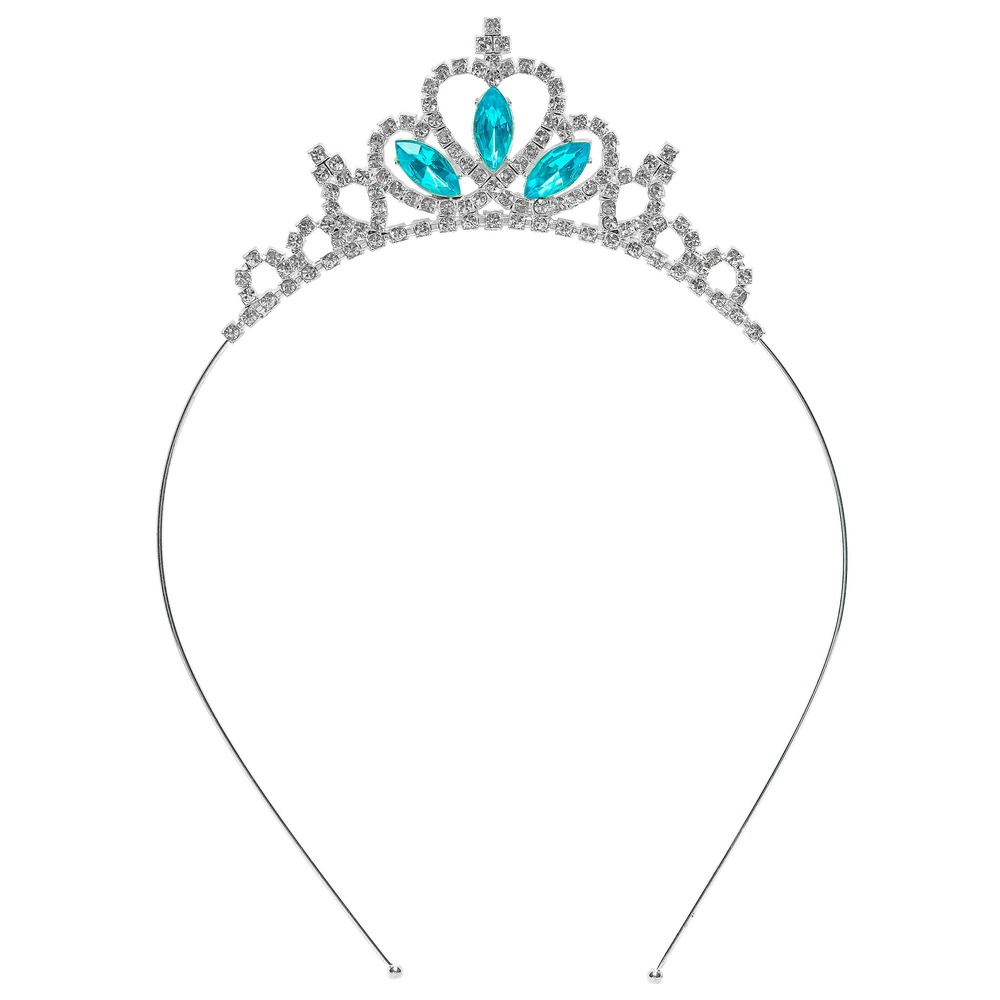 Prinsesse Tiara Sølv/Blå | Prinsesse Tiara - Smykker - Temashop