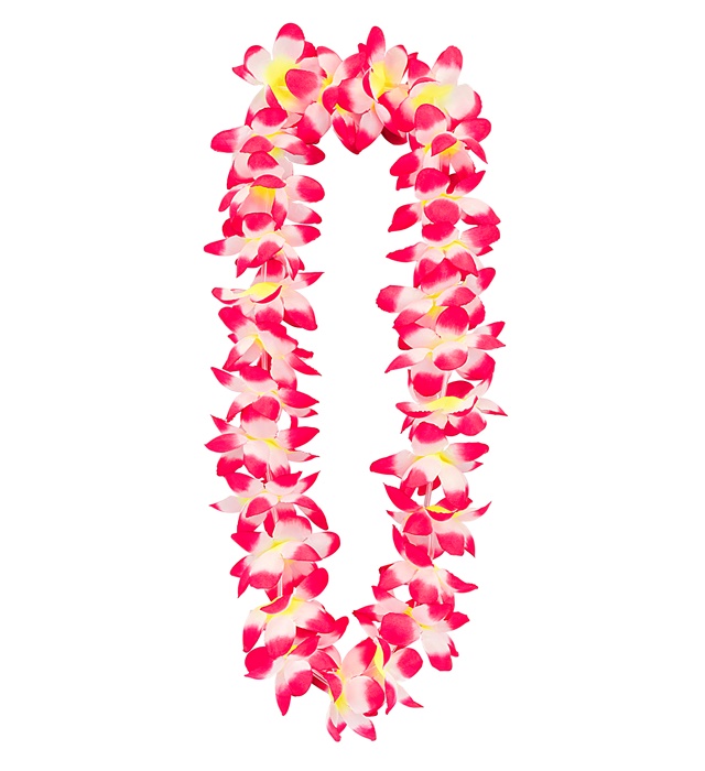 Hawaiikrans Pink | Hawaii Halskæder - Smykker - Temashop