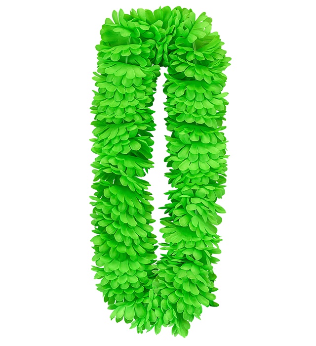 Hawaiikrans Grøn | Hawaii Halskæder - Smykker - Temashop