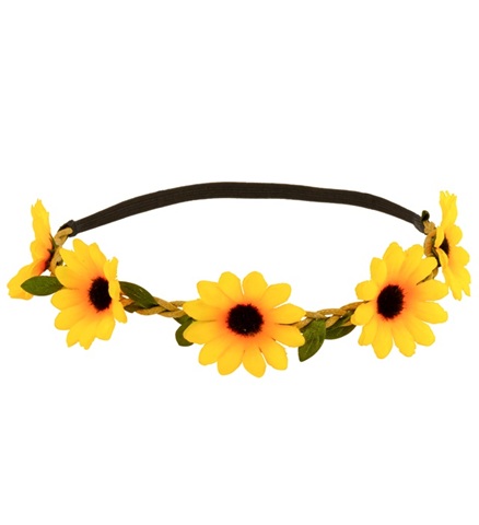 Solsikke Pandebånd | 60'erne Hippie Hårbøjle / Pandebånd / Hårbånd - Hovedtilbehør - Temashop