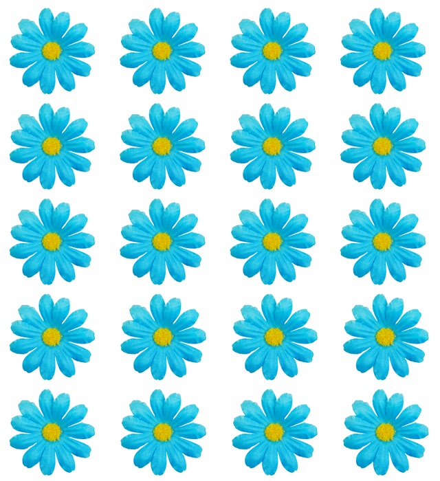 Kunstige Blomster Turkis - 20 stk | Blomst Kunstige blomster - Temashop