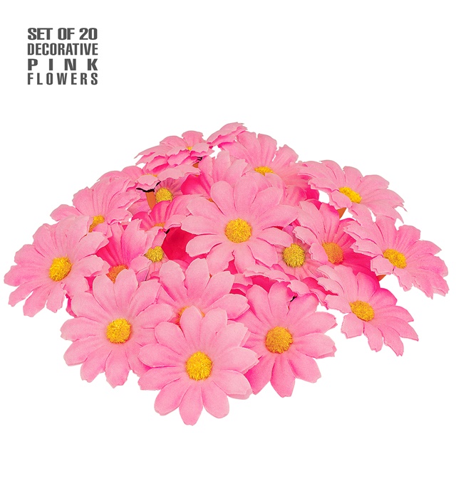 Kunstige Blomster Lyserød - 20 stk | Blomst Kunstige blomster - Temashop