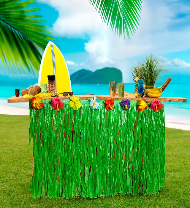 Hawaii Bordskørt Grøn