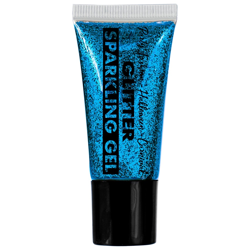 Glitter Gel Blå (25 ml) | Festival Sminke / Makeup - Makeup / Negle - Temashop