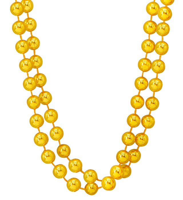 Pimp Perlehalskæde Guld (40 cm) | Pimp Halskæder - Smykker - Temashop