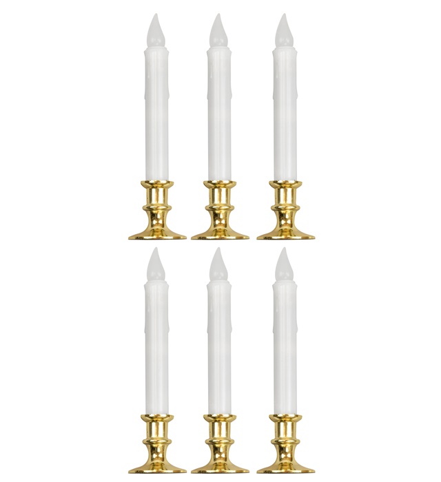 Flimrende LED Kertelys