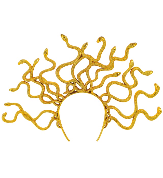 Medusa Slange Hårbøjle Guld | Græsk mytologi Hårbøjle / Pandebånd / Hårbånd - Hovedtilbehør - Temashop