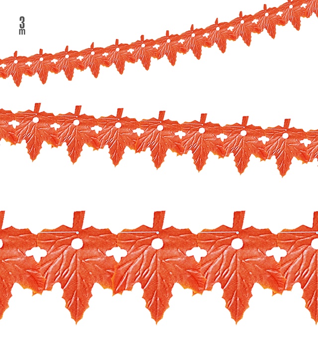 Ahornblad Guirlande Orange