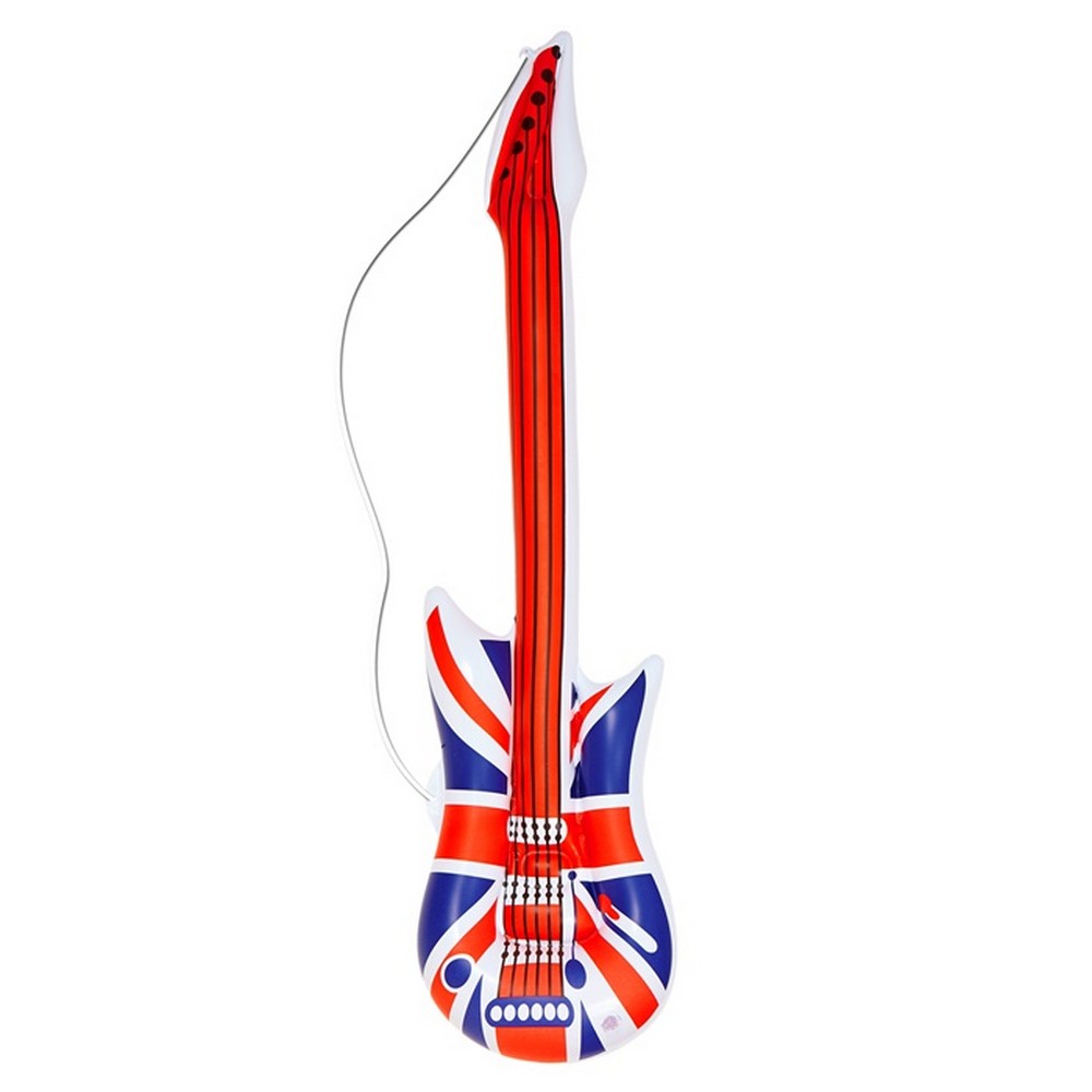 Britisk Flag Oppustelig Guitar