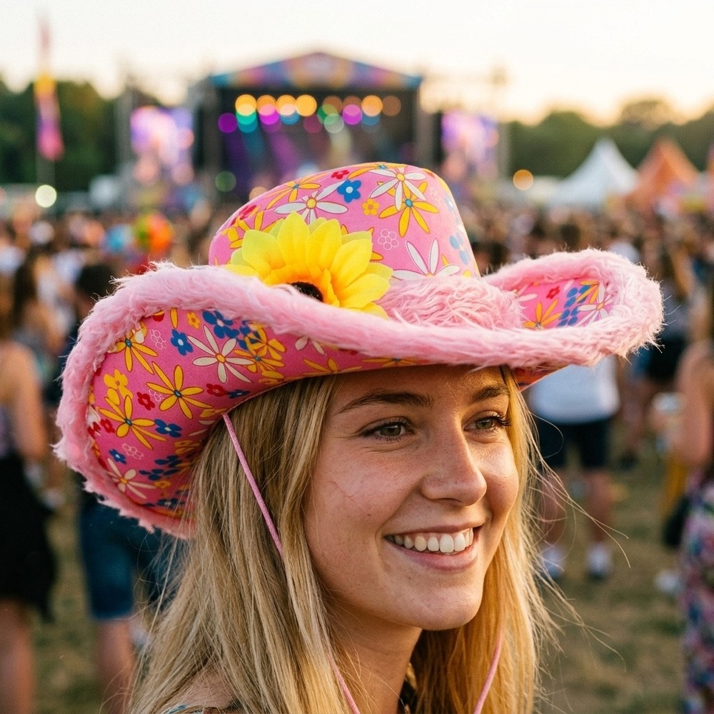Ibiza Hat Pink | Hat / Hue / Hjelm - Hovedtilbehør - Temashop