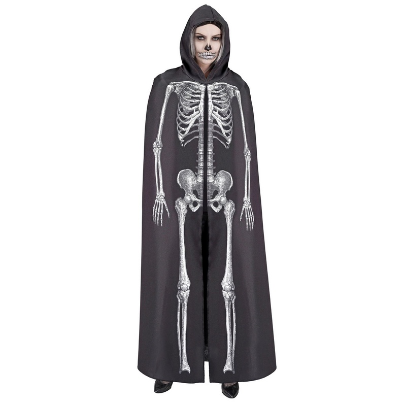 Skelet Kåbe Kostume