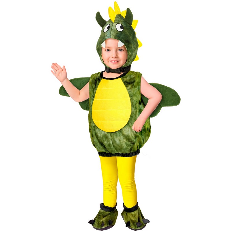 Drage Børnekostume - Fantasy / Eventyr kostume til børn i størrelserne 92-110 | Drage udklædning til børn - Temashop