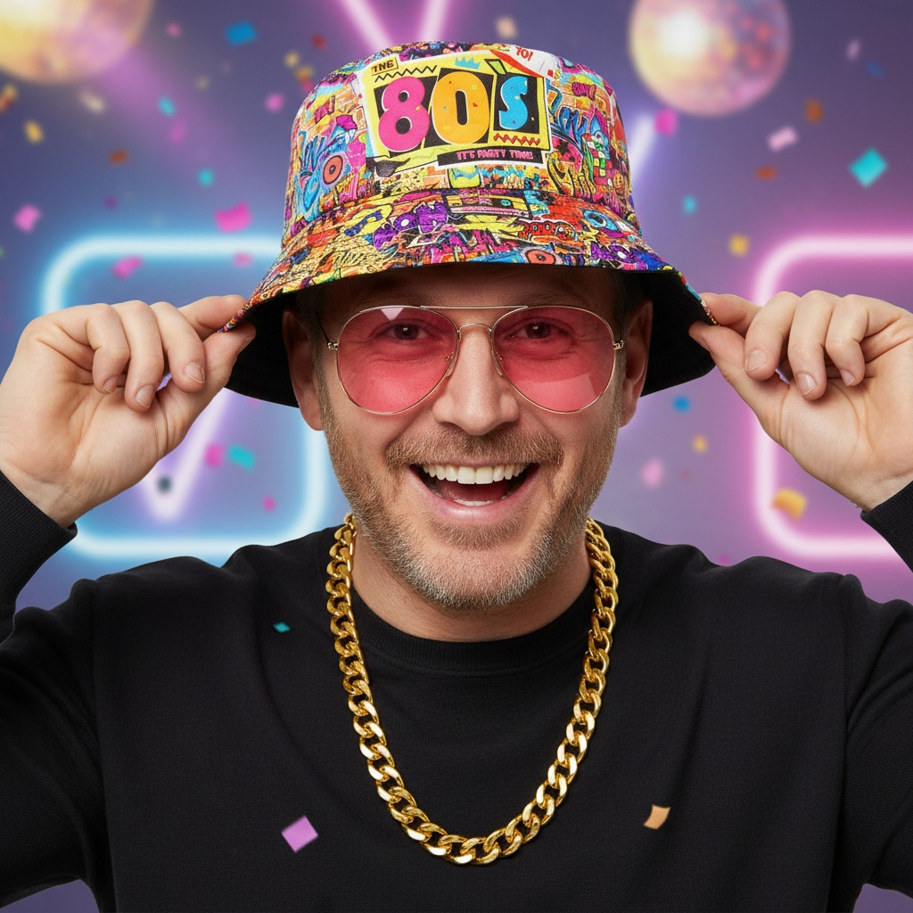 80'er Funky Tilbehørssæt