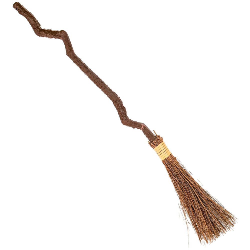 Kroget Heksekost (90 cm) | Heks Stokke / Stave - Kropstilbehør - Temashop