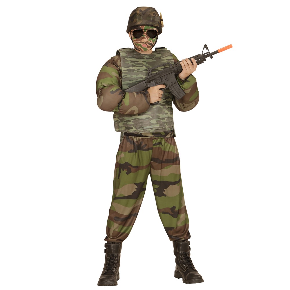 Militær Børnevest Camouflage | Militær Overdel - Beklædning - Temashop